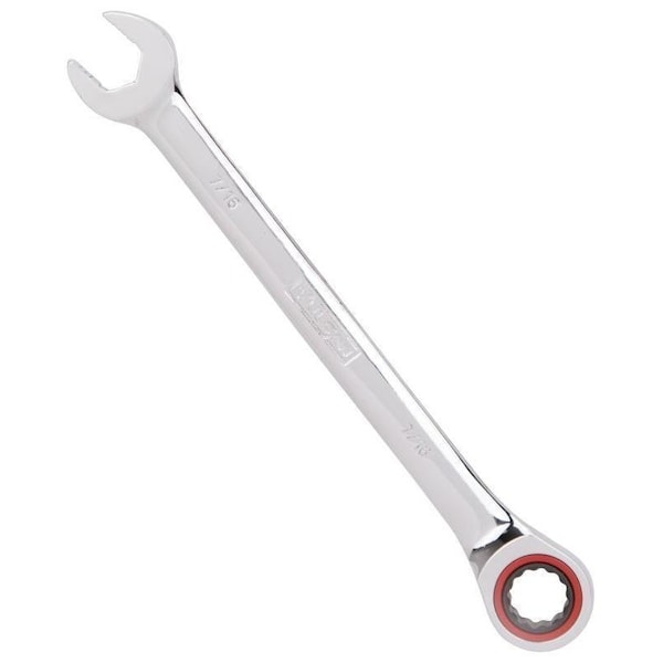 Llave Combinada Vulcan, SAE, Cabeza de 7/16 pulgadas, Acero de Vanadio Cromado, Espejo Pulido - PG7/16