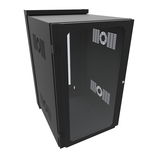 Hammond 20U 29D SWING-OUT WALL CABINET - HWM2420U26WDBK