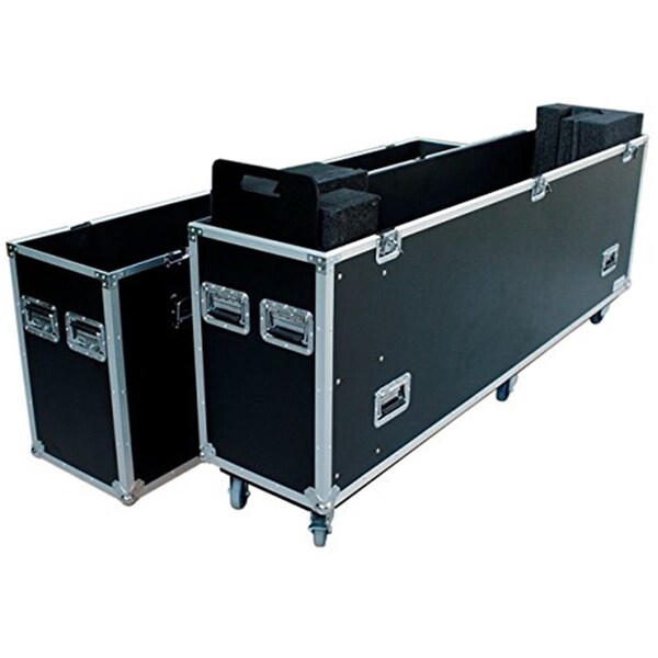 Hi-Tec 90 in. Fly Drive Case for One LED Television or Similarly Sized Equipment with Wheels - HI3234456