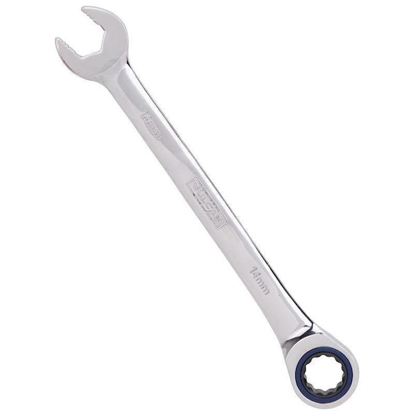 Llave Combinada Vulcan, Métrica, Cabeza de 14 mm, Acero de Vanadio Cromado, Espejo Pulido - PG14MM