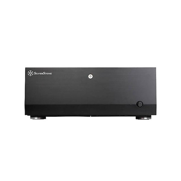 Silverstone Grandia Series No Power Supply ATX HTPC Case- Black - GD07B