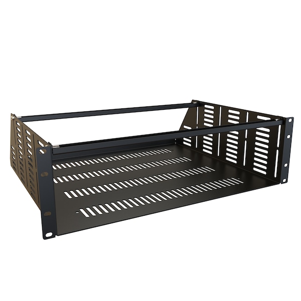Hammond 3U 15D CLAMPING VENTED SHELF - RACSV190515BK1