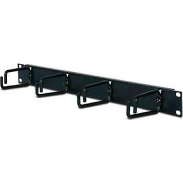 Schneider Electric APC 1U Horizontal Cable Organizer - Cable Manager - Black - 1U Rack Height - AR8425A