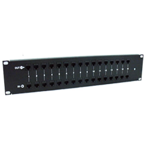 Citel 19" Patch Panel With Protection, Poe A, 16 Port, Rj45 In/Out - RAK16-POE-A