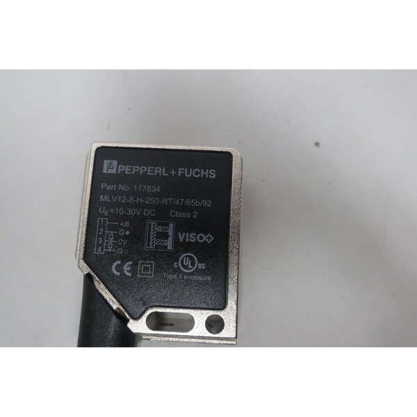 Sensor fotoeléctrico Pepperl Fuchs de 10-30V DC - MLV12-8-H-250-RT/47/65B/92 117834