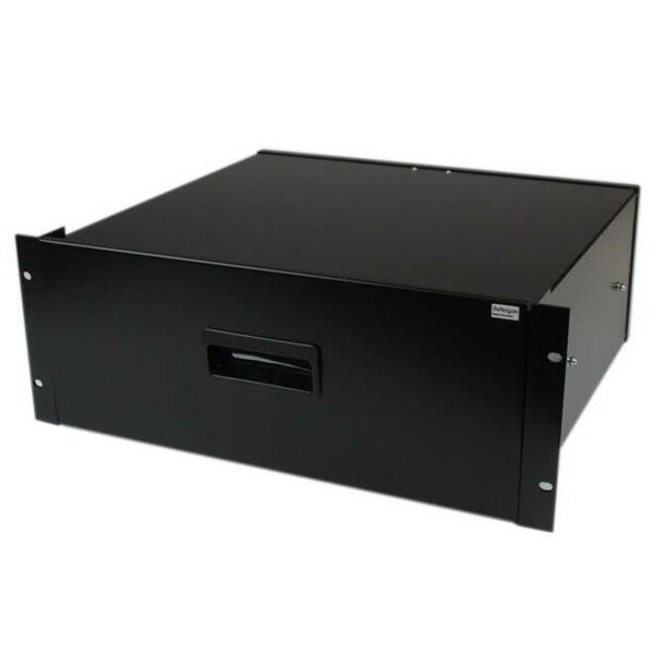 Startech.Com 4U Black Steel Storage Drawer for 19in Racks and Cabinets - 4UDRAWER