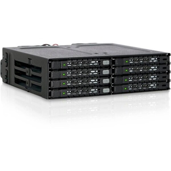 Icy Dock 2.5 in. Mobile Rack ToughArmor Drive Enclosure Internal, 8 x HDD Supported - Black - MB998IP-B