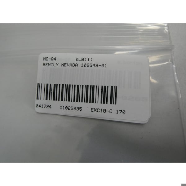 Sonda fotoeléctrica NVS y sensor fotoeléctrico Bently Nevada 3300 XL - 109549-01