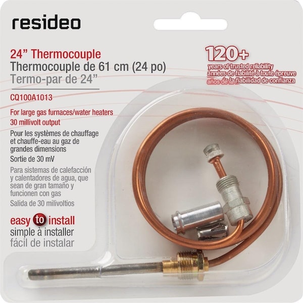 Termopar universal de 24 pulgadas y 30 mV - CQ100A1013