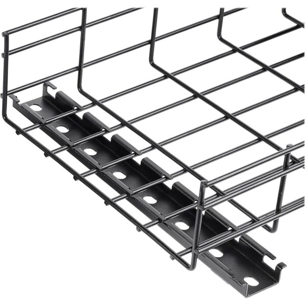 Tripp Lite Tripp Lite by Eaton SRWB12CROSSBRKT Mounting Bracket for Cable Tray - Black - Metal - SRWB12CROSSBRKT