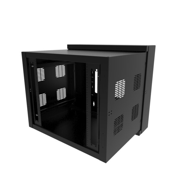 Hammond 12U 30W 27D SWING WALL CABINET - HWC3012U27BK