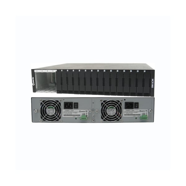 Perle Systems Perle MCR1900-DAC - 19 Slot Chassis for Media Converter and Ethernet Extender Modules - 05059954