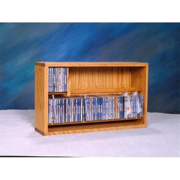 Wood Shed Wood Shed 206-24 Solid Oak Dowel Cabinet for CDs - 206-24