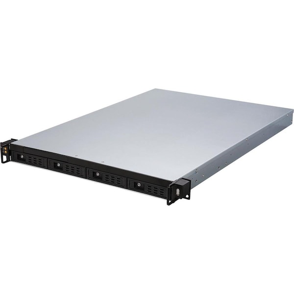Soundwave 1.2 mm SGCC 1U Rackmount Server Case, Silver & Black - SO3095276