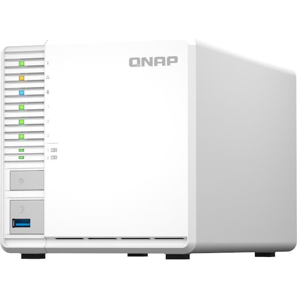Qnap 3-BAY HIGH-PERFORMANCE DESKTOP NAS WITH INTEL CELERON 4-CORE N5105/N5095, 8 - TS-364-8G-US