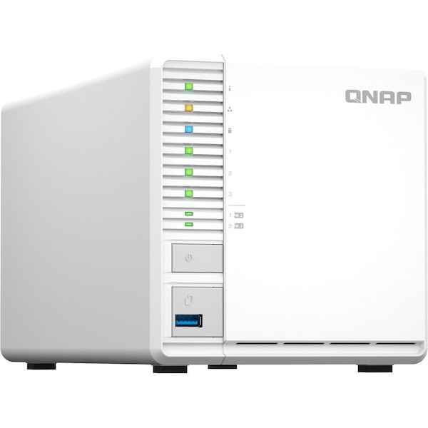 Qnap 3-BAY HIGH-PERFORMANCE DESKTOP NAS WITH INTEL CELERON 4-CORE N5105/N5095, 8 - TS-364-8G-US
