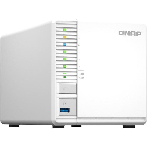 Qnap 3-BAY HIGH-PERFORMANCE DESKTOP NAS WITH INTEL CELERON 4-CORE N5105/N5095, 8 - TS-364-8G-US