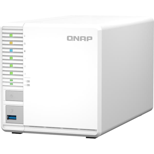 Qnap 3-BAY HIGH-PERFORMANCE DESKTOP NAS WITH INTEL CELERON 4-CORE N5105/N5095, 8 - TS-364-8G-US