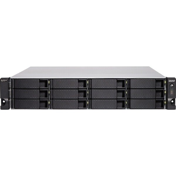 Qnap 2U 18 BAY 12 X 3.5 + 6 X 2.5 SATA 6GBPS QTS HERO NAS/ISCSI IP-SAN - TS-H1886XU-RP-R2-D1622-32G-US