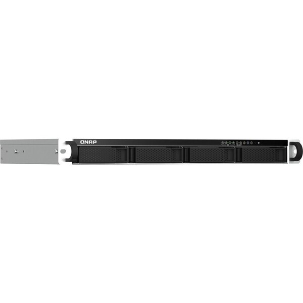 Qnap 1U 4-BAY SHORT DEPTH 12 RACKMOUNT NAS, INTEL CELERON N5105/N5095 4C/4T, BUR - TS-464EU-8G-US