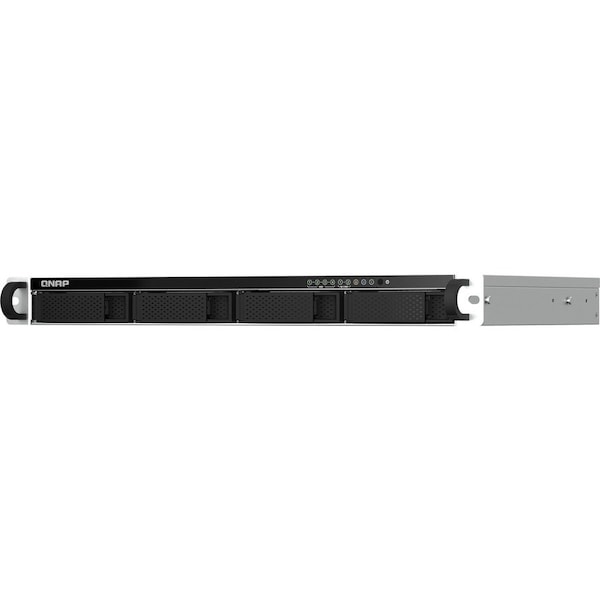Qnap 1U 4-BAY SHORT DEPTH 12 RACKMOUNT NAS, INTEL CELERON N5105/N5095 4C/4T, BUR - TS-464EU-8G-US
