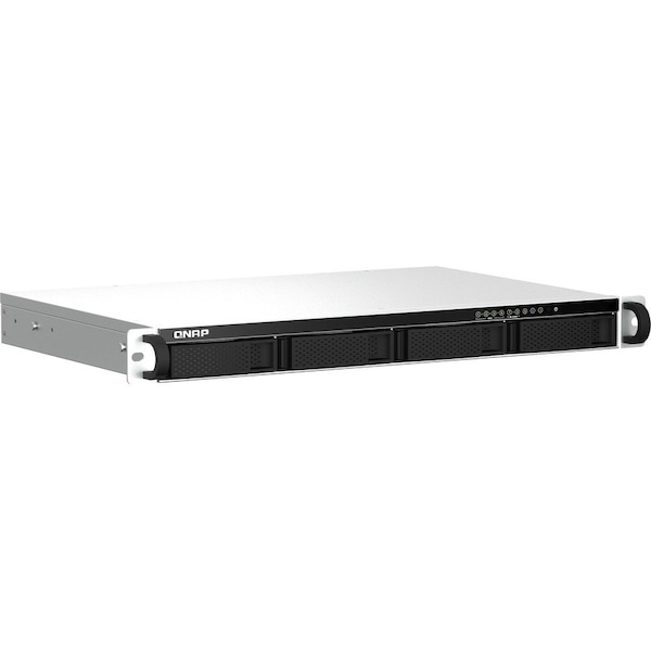 Qnap 1U 4-BAY SHORT DEPTH 12 RACKMOUNT NAS, INTEL CELERON N5105/N5095 4C/4T, BUR - TS-464EU-8G-US