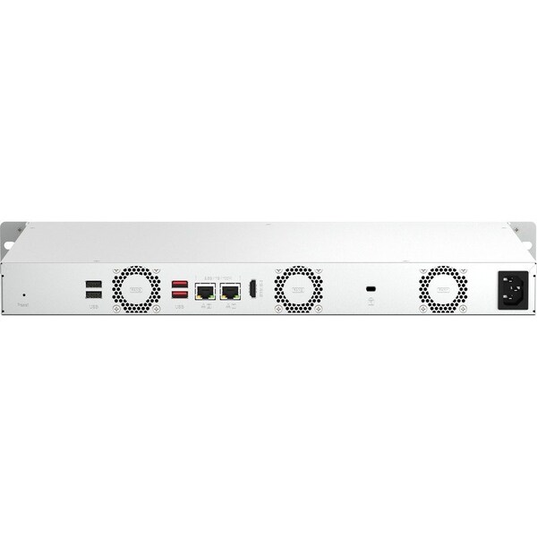 Qnap 1U 4-BAY SHORT DEPTH 12 RACKMOUNT NAS, INTEL CELERON N5105/N5095 4C/4T, BUR - TS-464EU-8G-US