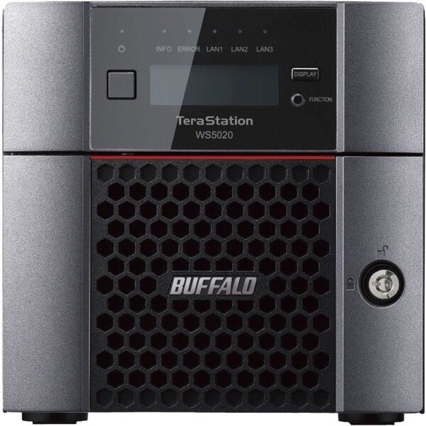 Buffalo TERASTATION 5220 WINDOWS SERVER IOT 2019 STANDARD 8TB 2 BAY NAS 2X4TB NAS HDD - WS5220DN08S9