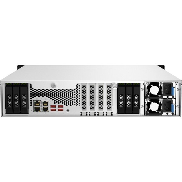 Qnap 18-BAY 2U RACKMOUNT NAS, INTEL XEON E-2334.COMES WITH 5YR WARRANTY - TS-H1887XU-RP-E2334-16G-US