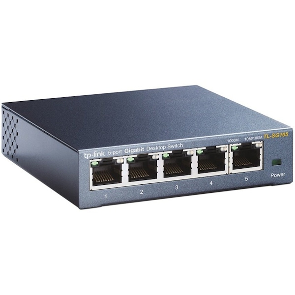 Tp-Link 5 Port Desktop Gigabit Switch, TLSG105 - TLSG105