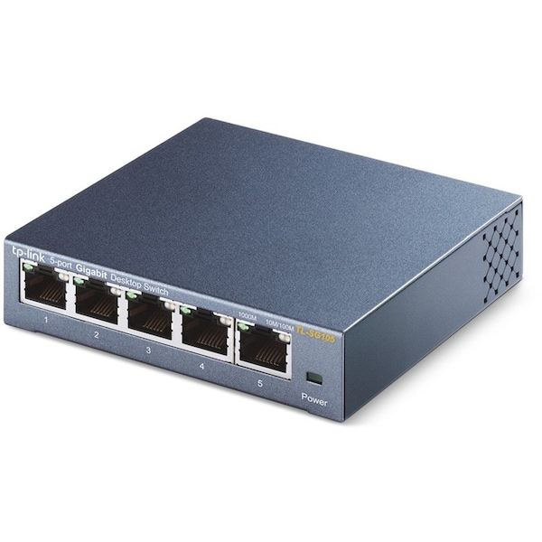 Tp-Link 5 Port Desktop Gigabit Switch, TLSG105 - TLSG105