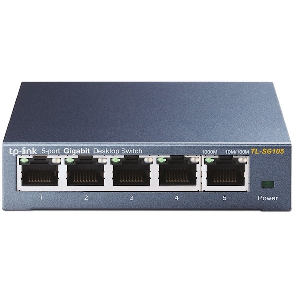 Tp-Link 5 Port Desktop Gigabit Switch, TLSG105 - TLSG105