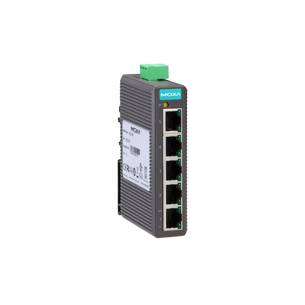 Moxa Moxa EDS-205 Entry-level Unmanaged Ethernet Switch - 5 x 10/100Base-TX - EDS-205