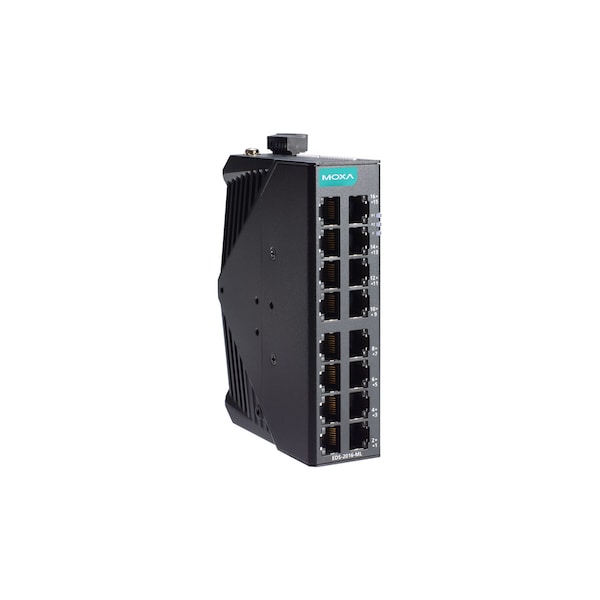 Moxa Unmgd Eth. Swtch W/ 16 10/100Baset(X)Ports, M1Eds2016Mlt - EDS-2016-ML-T