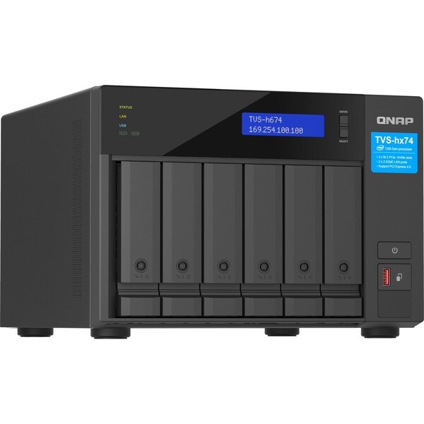 Qnap ULTRA-HIGH SPEED 6 BAY NAS. INTEL CORE I5-1. - TVS-H674-I5-32G-US
