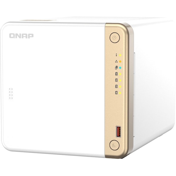 Qnap 4-BAY DESKTOP NAS, INTEL CELERON N4505 DUAL-CORE PROCESSOR, 4GB DDR4 RAM ON - TS-462-4G-US
