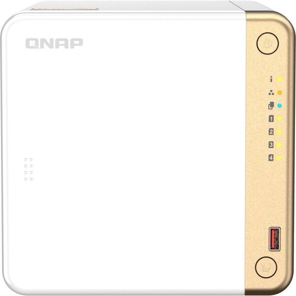 Qnap 4-BAY DESKTOP NAS, INTEL CELERON N4505 DUAL-CORE PROCESSOR, 4GB DDR4 RAM ON - TS-462-4G-US
