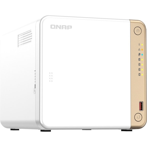 Qnap 4-BAY DESKTOP NAS, INTEL CELERON N4505 DUAL-CORE PROCESSOR, 4GB DDR4 RAM ON - TS-462-4G-US