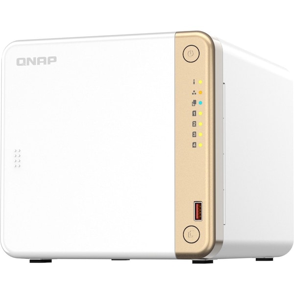 Qnap 4-BAY DESKTOP NAS, INTEL CELERON N4505 DUAL-CORE PROCESSOR, 4GB DDR4 RAM ON - TS-462-4G-US
