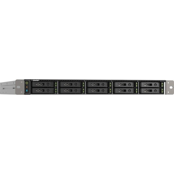 Qnap 10-BAY 1U ALL FLASH NAS, U.2/U.3 NV. - TS-H1090FU-7302P-128G-US