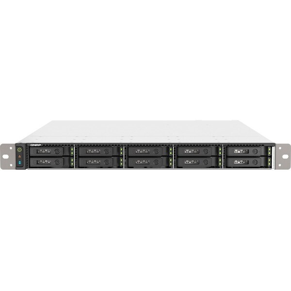 Qnap 10-BAY 1U ALL FLASH NAS, U.2/U.3 NV. - TS-H1090FU-7302P-128G-US