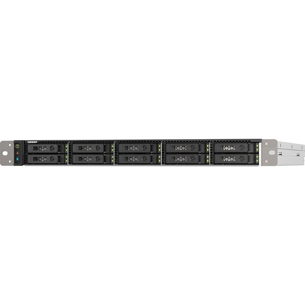 Qnap 10-BAY 1U ALL FLASH NAS, U.2/U.3 NV. - TS-H1090FU-7302P-128G-US
