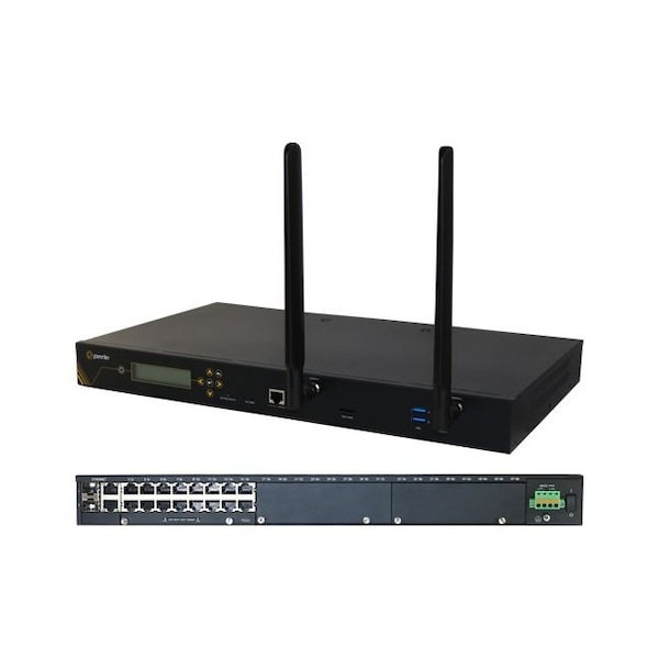 Perle IOLAN SCG18 R-LAD Console Server: 16 x RS232 RJ45 interfaces with software configurable Cis - 04033880
