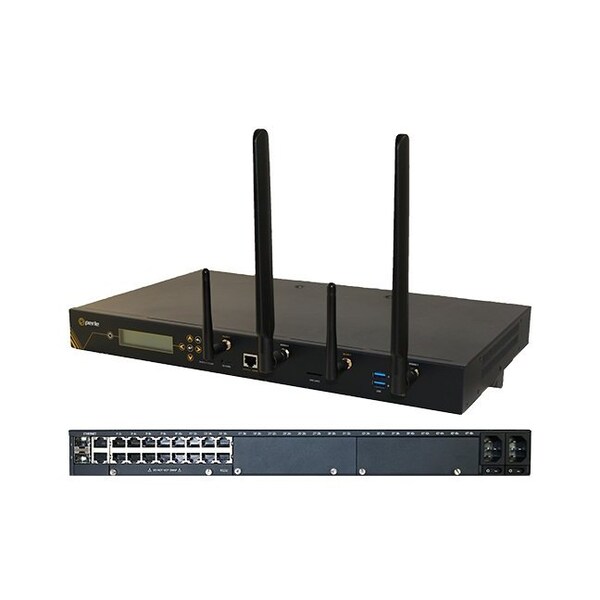 Perle IOLAN SCG18 S-LAW Console Server: 16 x software selectable RS232/422/485 RJ45 interfaces, 2 - 04034944