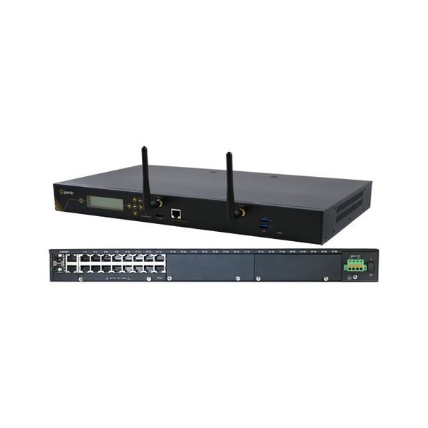 Perle IOLAN SCG18 S-WD Console Server: 16 x software selectable RS232/422/485 RJ45 interfaces, 2 - 04035390