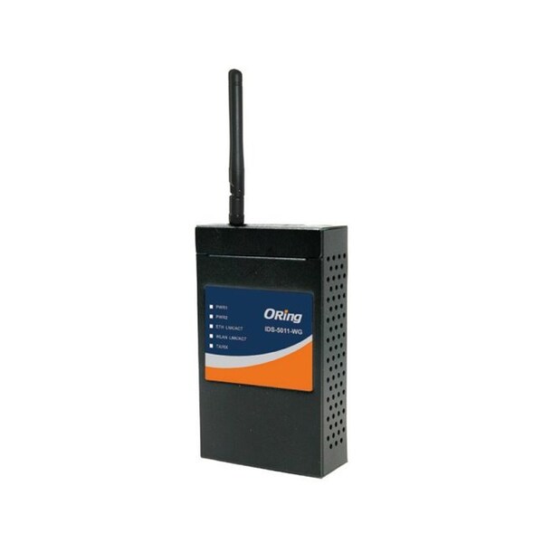 Oring Industrial Networking Palm size 1x RS232/422/485 to 1x 10/100TX RJ-45 or 802.11b/g WLAN client Device Se - IDS-5011-WG