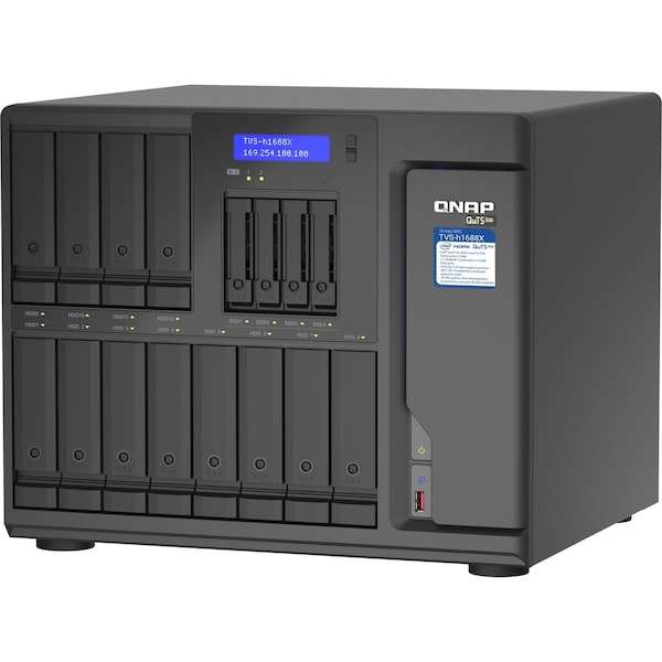 Qnap 16-Bay Turbonas 12 X 3.5 - TVS-H1688X-W1250-32G-US