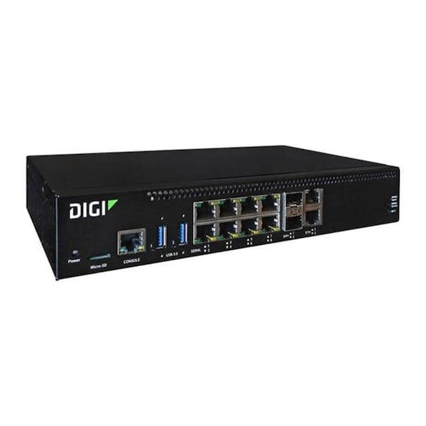 Digi Connect Mei 8 RS-232 485 Serial Ports USB Power Cord Server - EZ08-C100-US