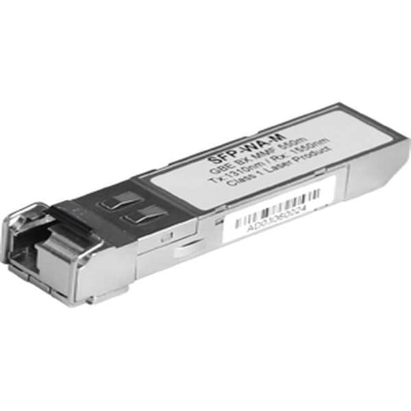 Antaira -HP Compatible- 1.25G Gigabit SFP Transceiver WDM-A, MM/LC/550M/TX:1310nm RX:1550nm, 0C70C - SFP-WA-M-H