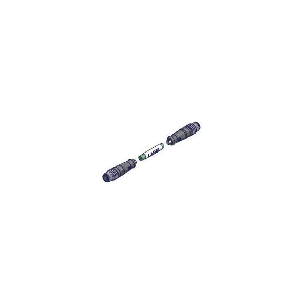 Cordset de doble extremo Woodhead Micro-Change (M12), 4 polos, macho (recto) a macho (recto), 24 AWG - E11A06002M080